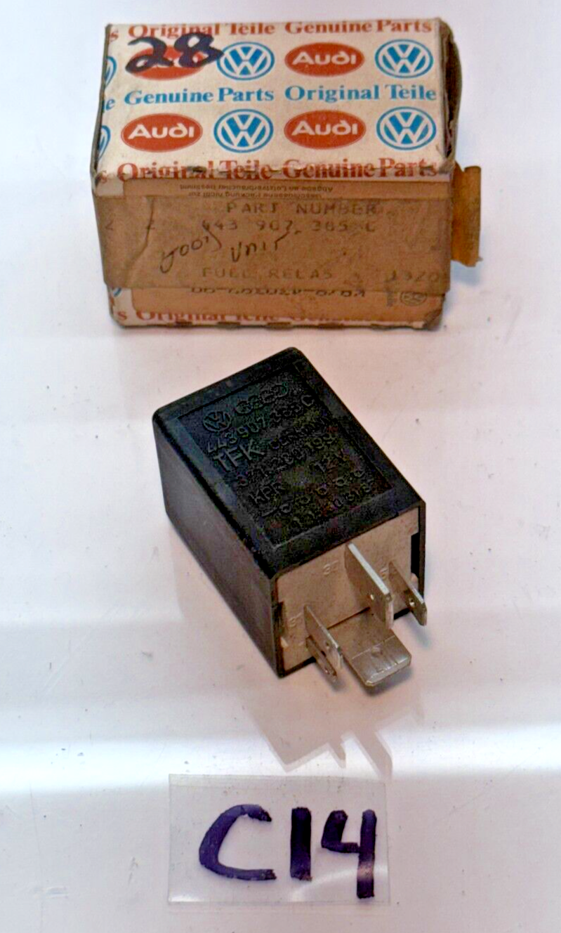 OEM VW AUDI PORSCHE Fuel Pump Relay 443907385c 371280199 C14-28