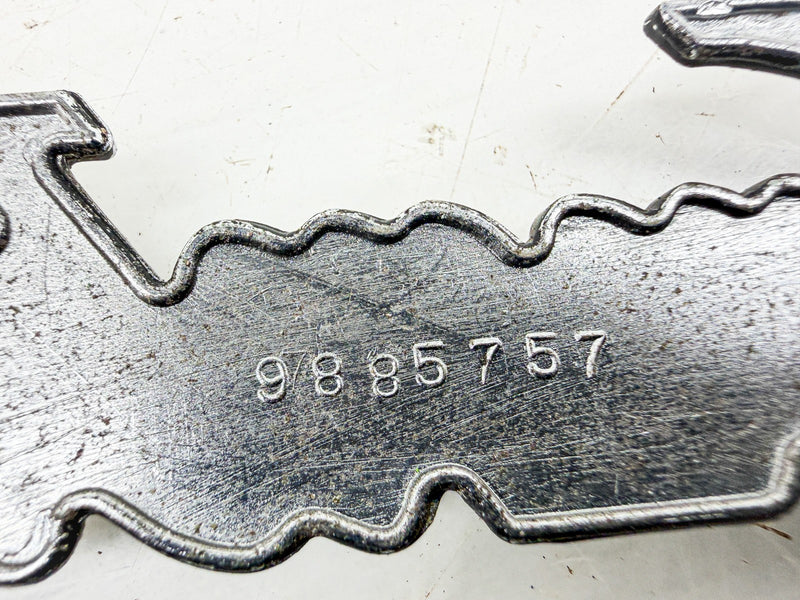 OEM 1971 - 1974 CHEVY VEGA KAMMBACK WAGON SCRIPT EMBLEM 9885757 E10-59