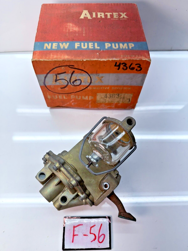 NORS REBUILT Fuel Pump 1956 - 1959 Nash AMC Rambler 6CYL 4363 56 57 58 59 F-56