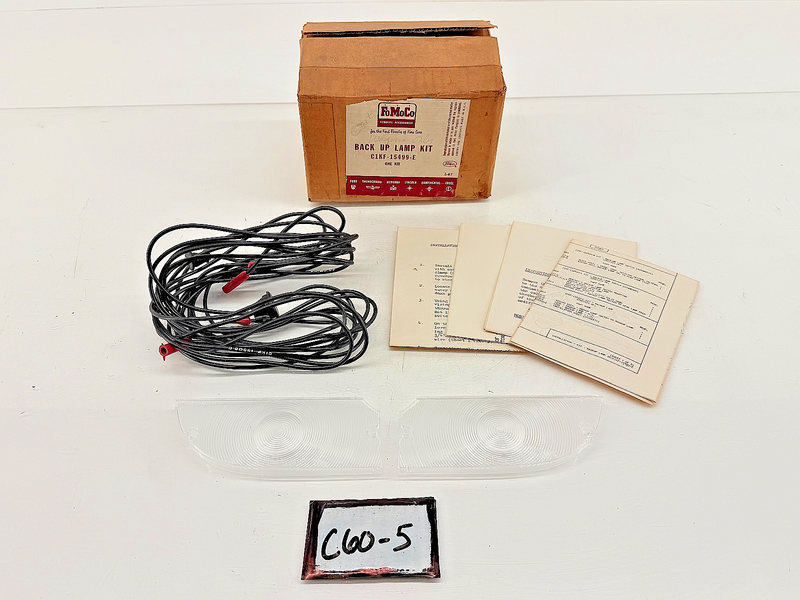 NOS 1960 1961 MERCURY COMET WAGON PAIR BACK UP LIGHT KIT C1KF-15499-E C60-5