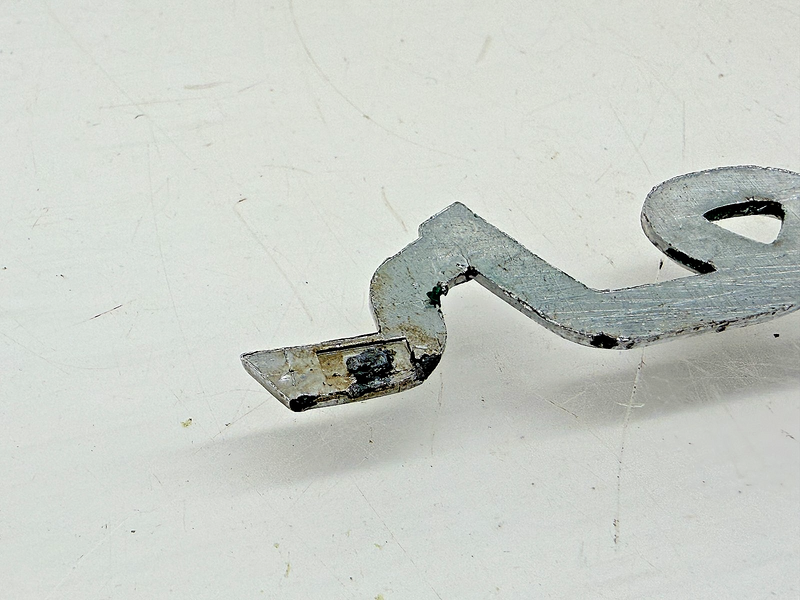 OEM 1956 - 1963 Studebaker Dry Desert Emblem Script Trunk Lid 1314300 E9-79