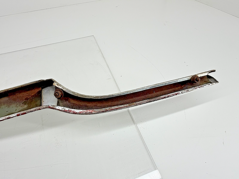 OEM 1964 Chevy Impala Belair Biscayne Hood Lip Molding Above Grille Aluminum