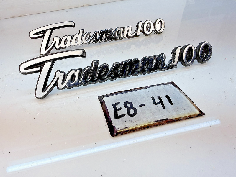 OEM 1970 - 1978 Dodge Tradesman 100 PAIR Van Emblem 2956456 E8-41