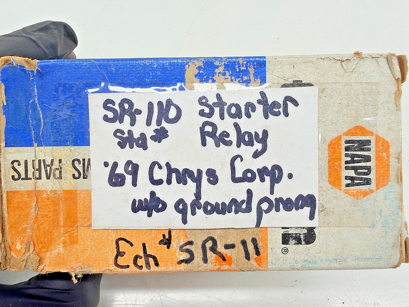 NOS 1969 - 1973 Chrysler Dodge Plymouth Starter Relay Solenoid SR-110 C74-15