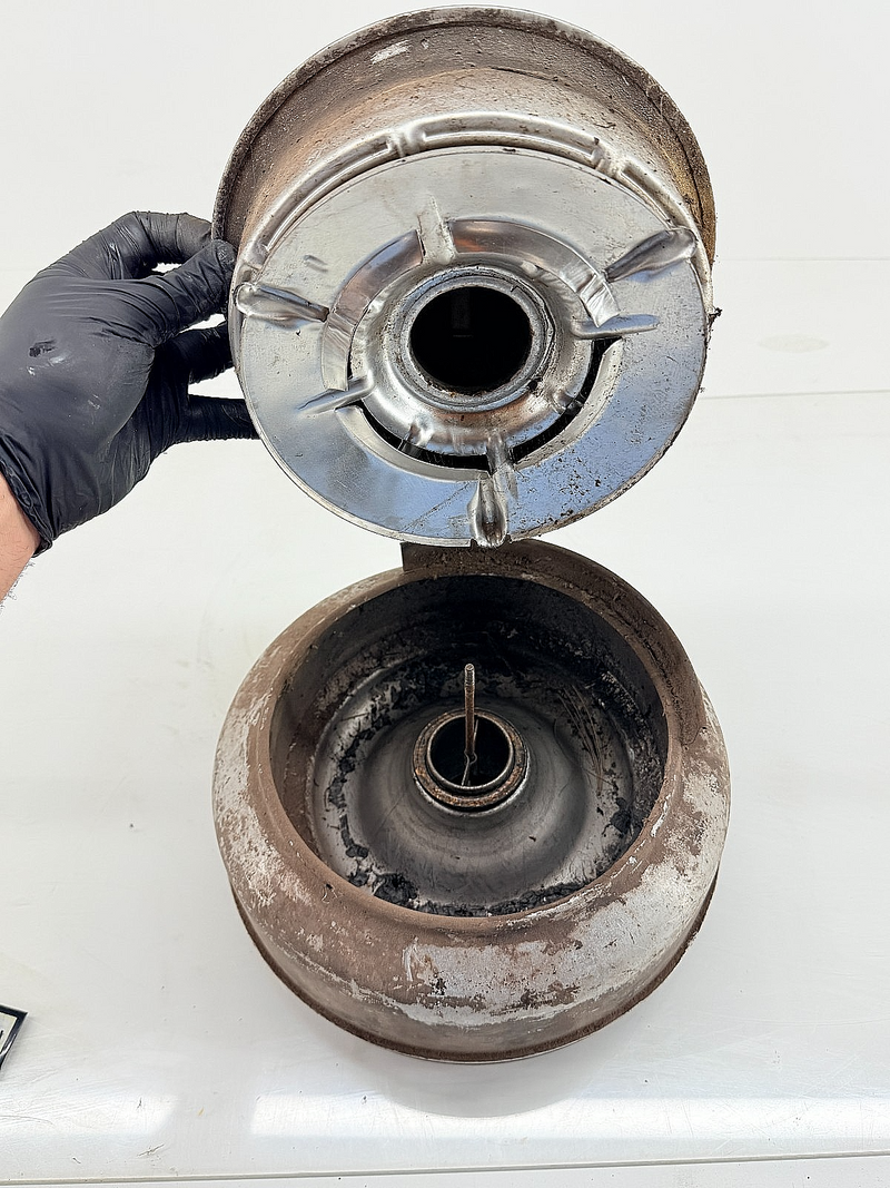 OEM 1942 - 1948 FORD AND MERCURY V8 AIR CLEANER OIL BATH 59AB FLATHEAD U5B-121