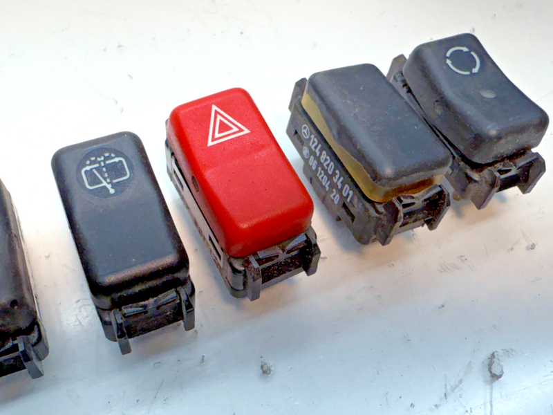 OEM LOT Mercedes-Benz W124 E-Class Switch Interior Switches 1248210251 C7