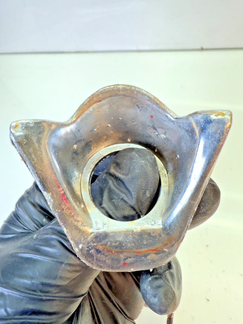 OEM 1960 Chevy Impala El Camino LH Chrome Windshield Wiper Escutcheon 60 B60-9