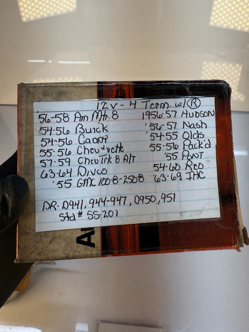 NOS AUTOLITE STANDARD SS-201 SOLENOID SWITCH 12V 1955-56 CHEVY CORVETTE C17-3