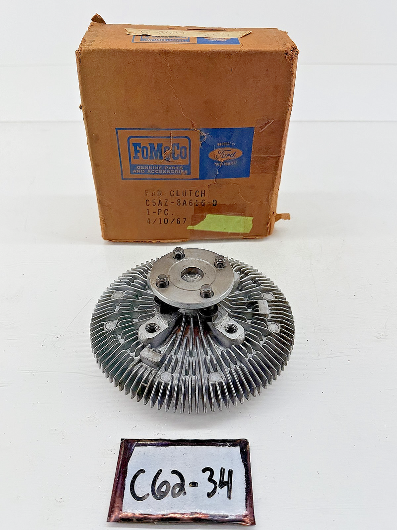 NOS 1965 - 1969 FORD GALAXIE CUSTOM 500 LTD 240 6cyl FAN CLUTCH C5AZ-8A616-D C64