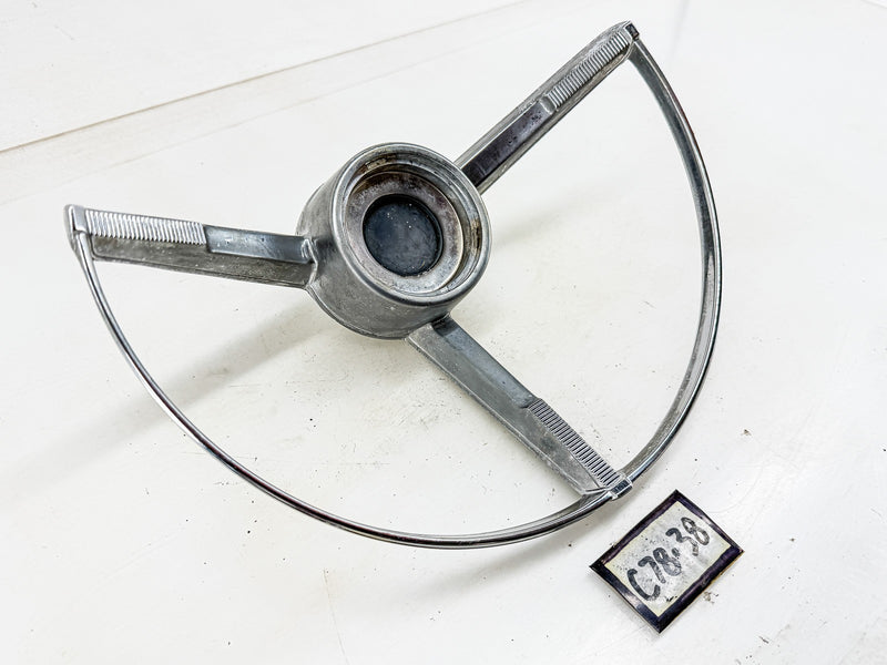 OEM 1963 1964 FORD GALAXIE STEERING WHEEL HORN RING C3AA-13A800 C78-38