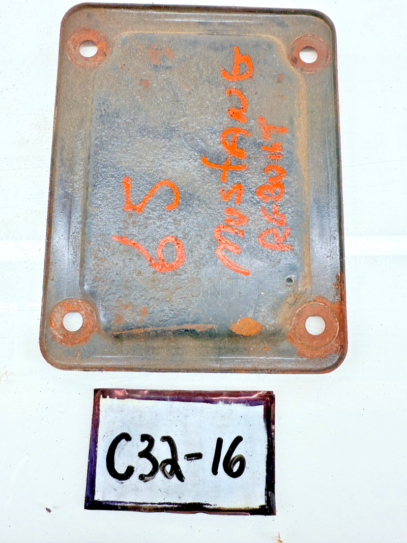 1960 - 1967 Ford Mustang Falcon 3 SPEED Transmission TOP COVER PLATE 1966 C32-16