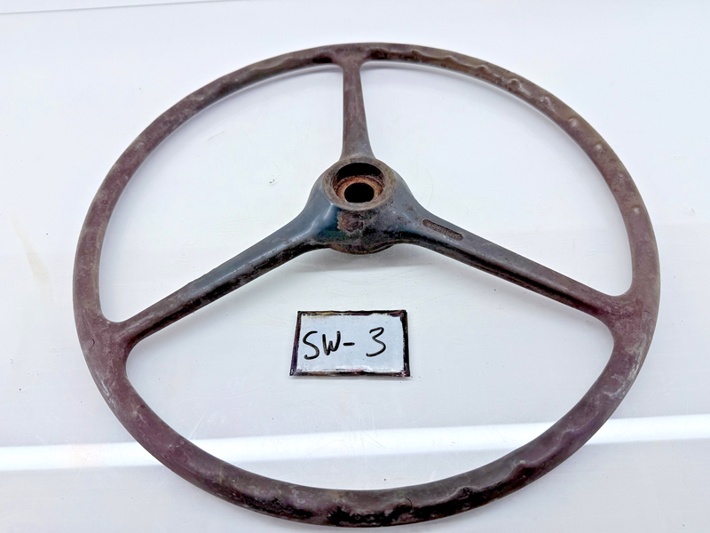 OEM Sheller Jeep Willys CJ 3 Spoke Steering Wheel MILITARY SW-3