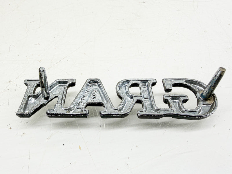 OEM 1972 - 1974 FORD GRAN TORINO BLOCK LETTER EMBLEM D2OB-16098-EA E10-64