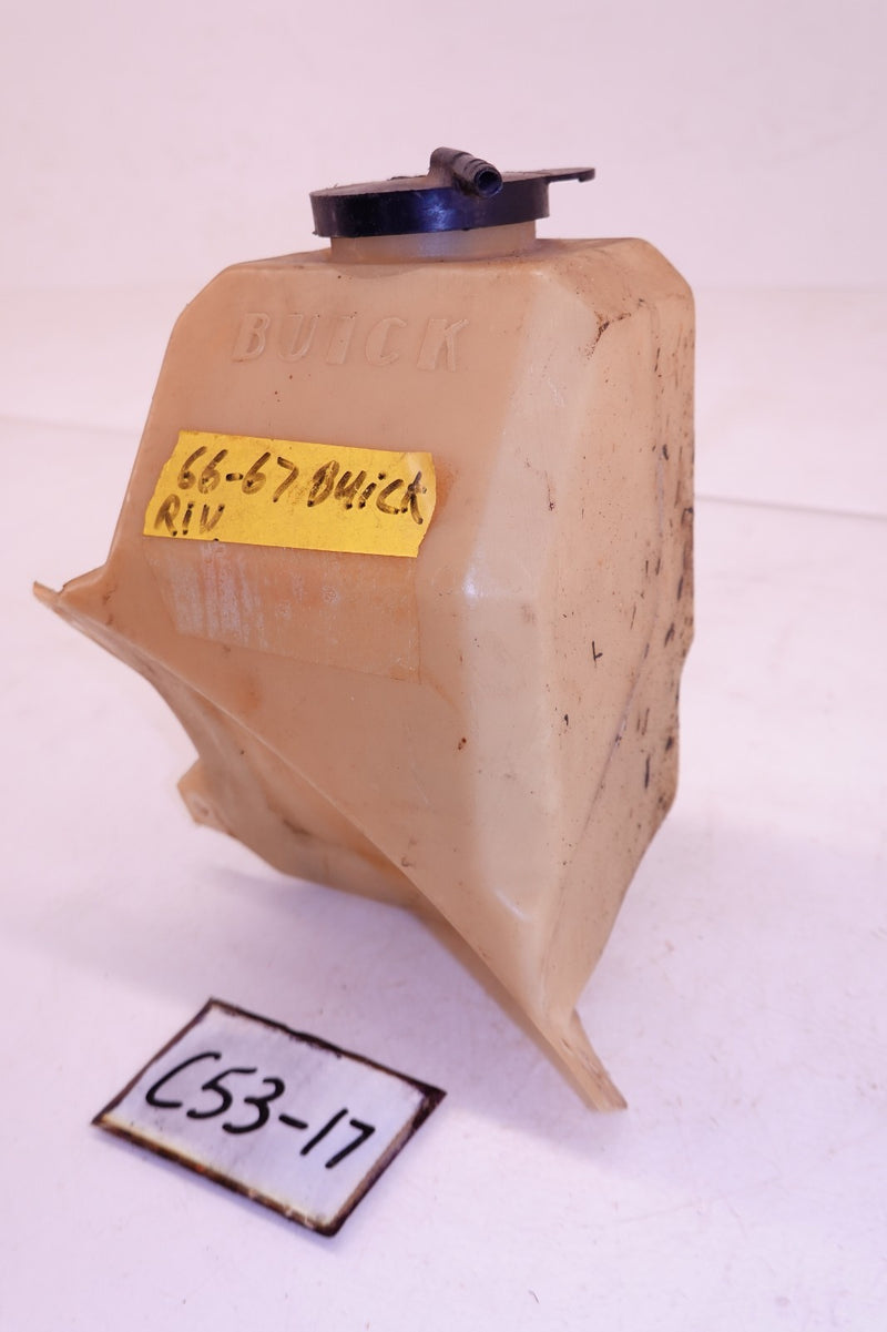 OEM 1963 - 1970 Buick Embossed Windshield Washer Reservoir Jug Riviera C53-17