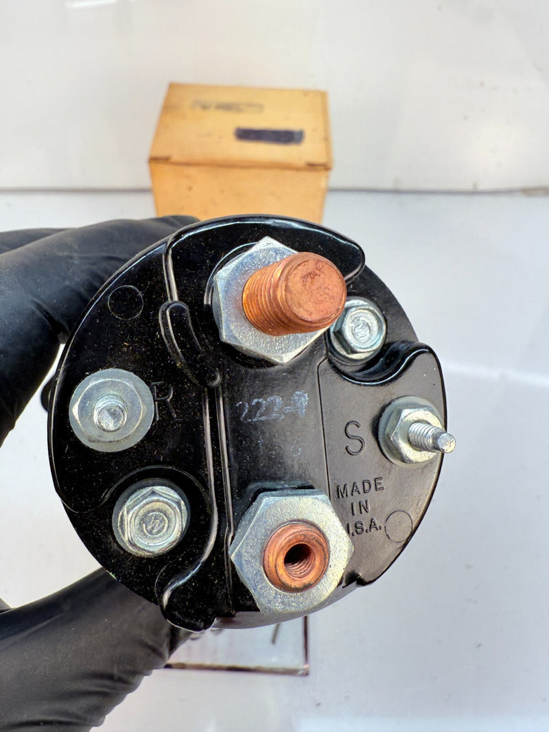 NOS Chevy GM 1957 58 59 60 Corvette Bel Air Starter Solenoid 1119919 Delco B63-7