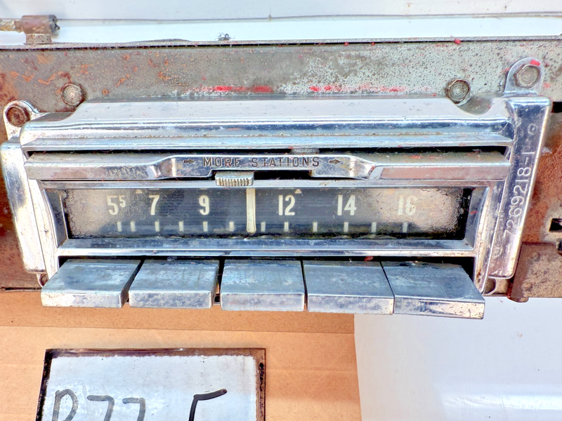 OEM 1957 Cadillac Wonderbar AM Radio Amplifier Delco 7268005 Amp Knobs B77-5