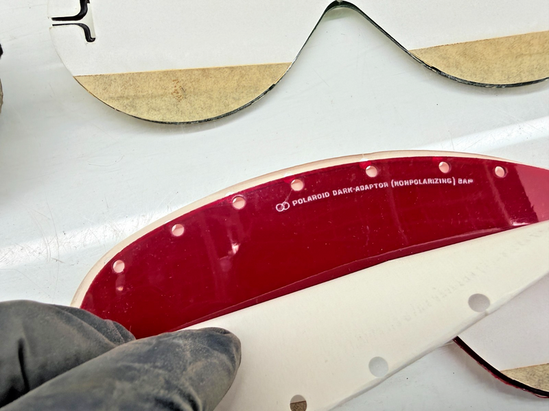 WWII US All Purpose Polaroid Goggle Lens Kit No. 1021 -Complete- WILLYS C44-13