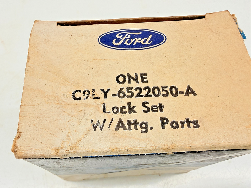 NOS 1969 Ford Lincoln Lock SET w/ Keys DOOR TRUNK IGNITION C9LY-6522050-A C61-15