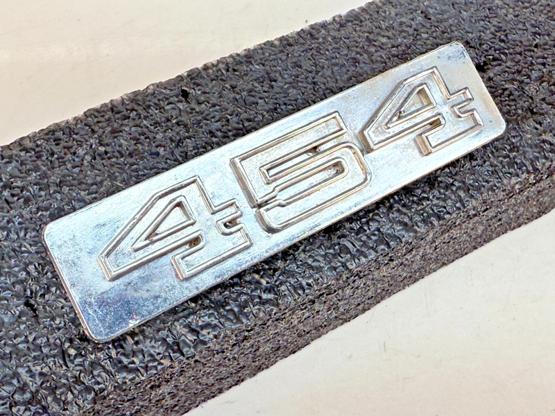 OEM Vintage 1970's Chevrolet GMC 454 Emblem Badge 328623 B32-354