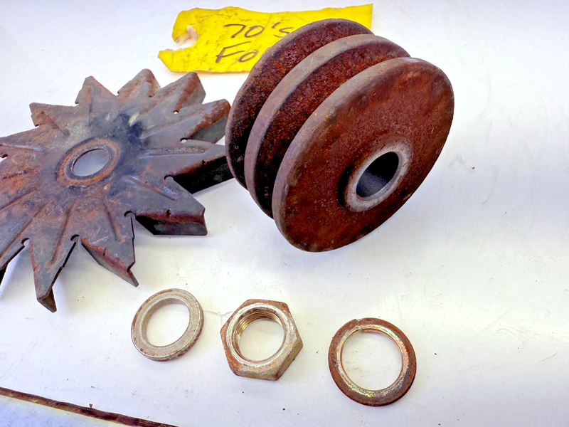 1965 - 1969 Ford Mustang Cougar 289 HIPO 302 390 427 428 ALTERNATOR FAN & PULLEY
