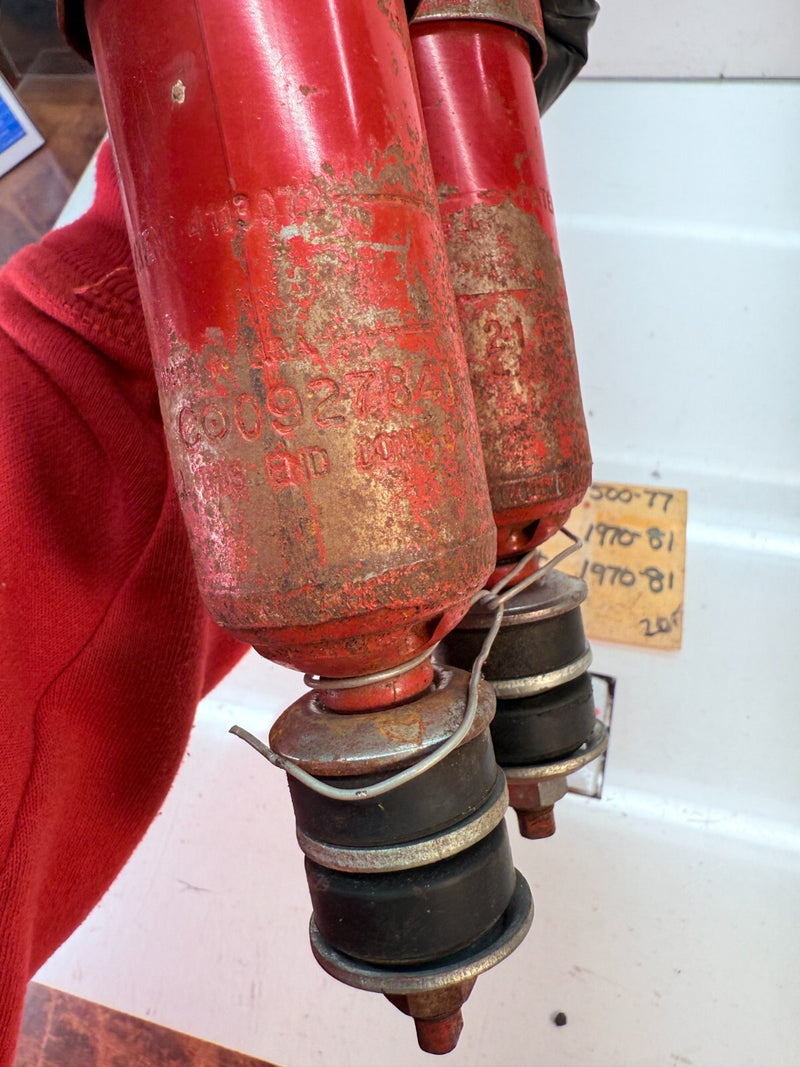 NOS VINTAGE PAIR Rear Shocks 1970 - 1981 Camaro Firebird Trans Am B56-37