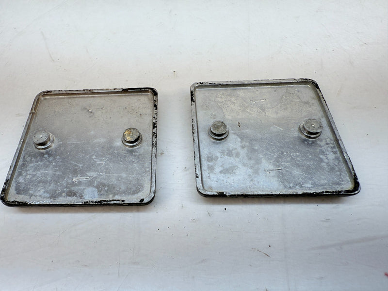 OEM 1973 - 1978 GMC Truck PAIR Cab Corner Badges Trim Emblem E7-98