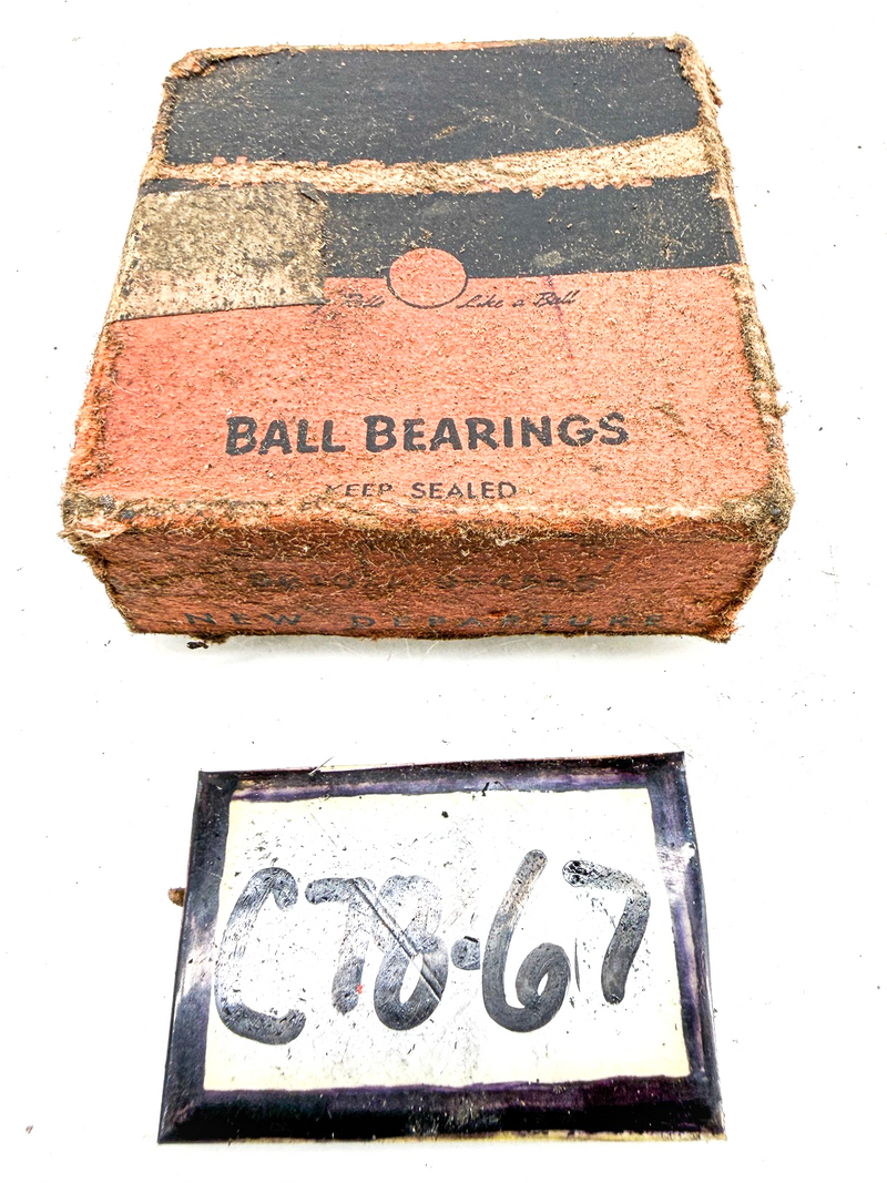 NOS 1950s 1960s NEW DEPARTURE BALL BEARING 954555 SEALED BOX C78-67