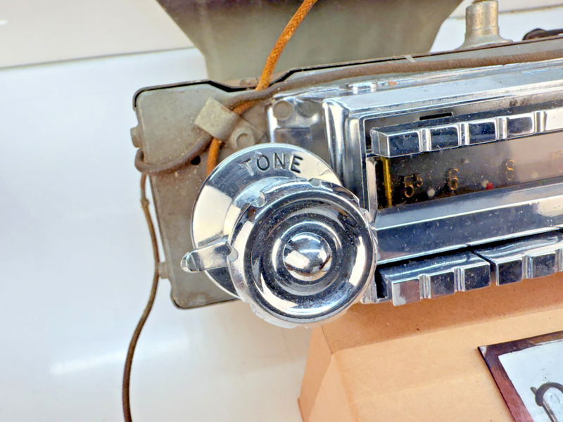 1955 1956 PACKARD CLIPPER CARIBBEAN 400 AM RADIO DELCO WONDERBAR B74-1