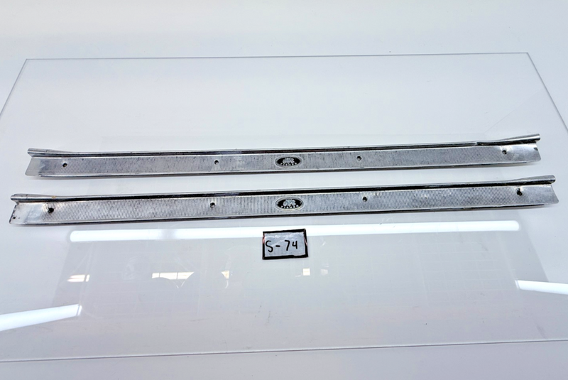 OEM 1964 - 1967 GM A BODY CHEVELLE GTO LEMANS CUTLASS 2 Dr Jam Sill Plates S-74
