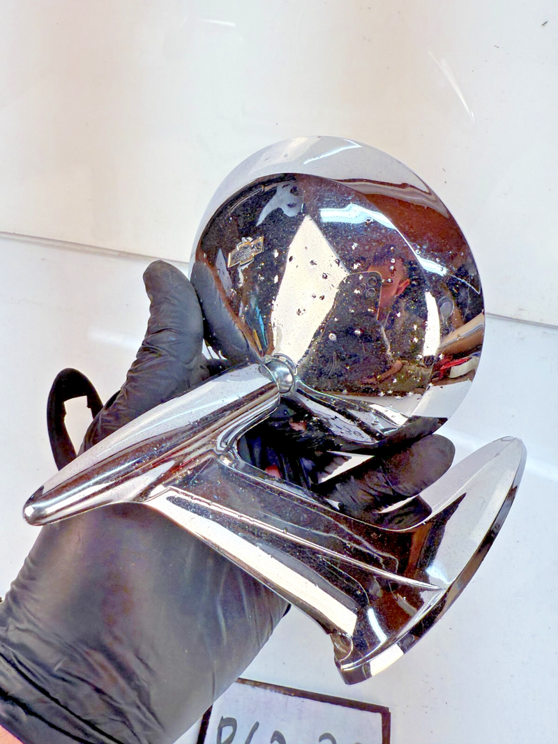 OEM 1959 1960 Chevy Impala Outside Door Chrome Mirror 3772388 B62-38