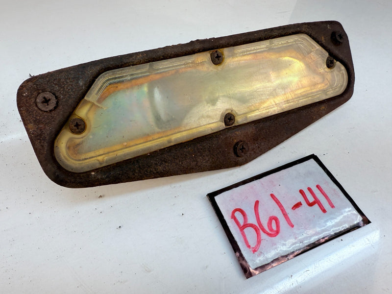 OEM 1960 Chevrolet Impala License Plate Light Housing Guide L1-60 B61-41