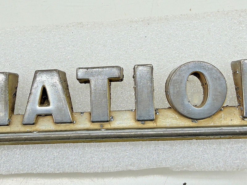 OEM 1950 - 1968 International Truck Chrome Side Nameplate 82195-R1 E9-77