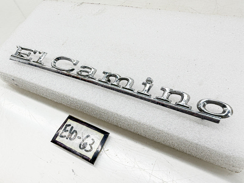 Vintage 1967 1968 1969 CHEVY EL CAMINO SCRIPT EMBLEM GM 3899528 E10-63