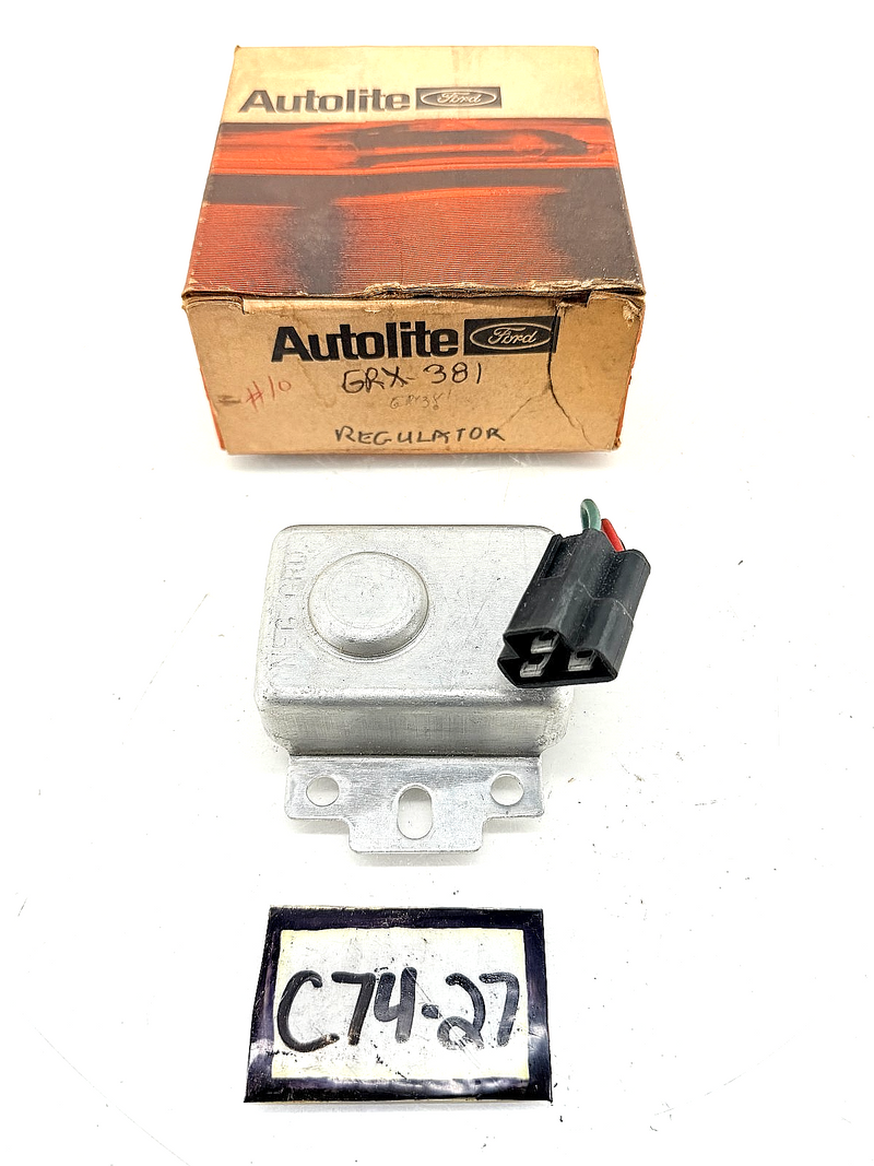 NOS 1966 1967 1968 1969 1970 AMC JEEP AUTOLITE VOLTAGE REGULATOR GRX-381 C74-27