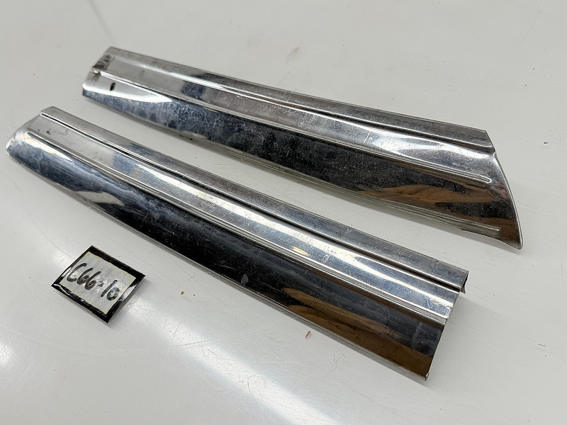OEM 1963 1964 1965 Ford Falcon Mercury Comet Windshield Top Header Molding Pair