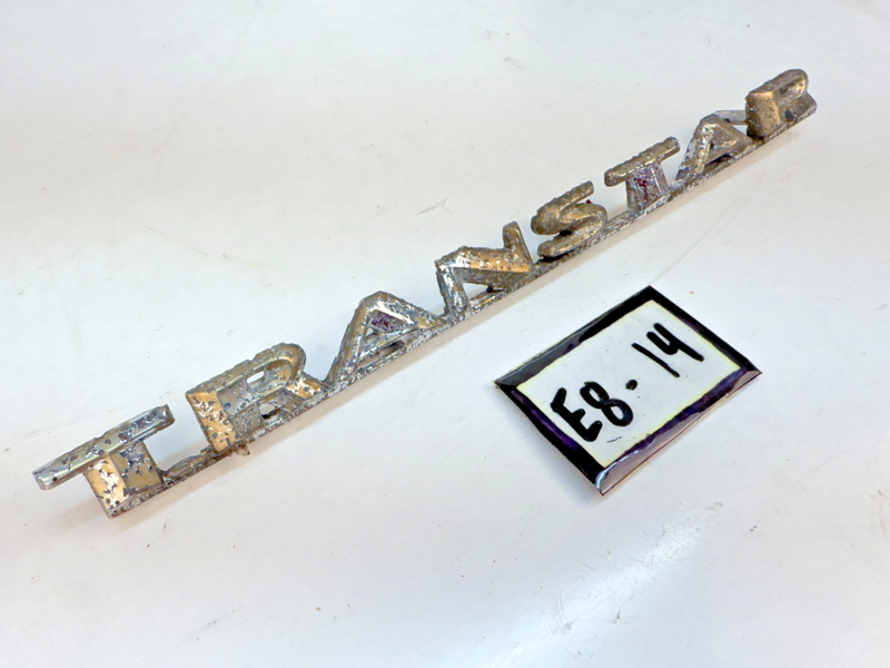 Vintage OEM Studebaker Transtar Door Emblems 1956 - 1964 TRANSTAR PICKUP E8-14