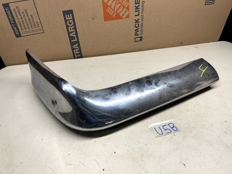 1960 CHEVY IMPALA BELAIR RH FRONT BUMPER CORNER SECTION 60 U5B-4