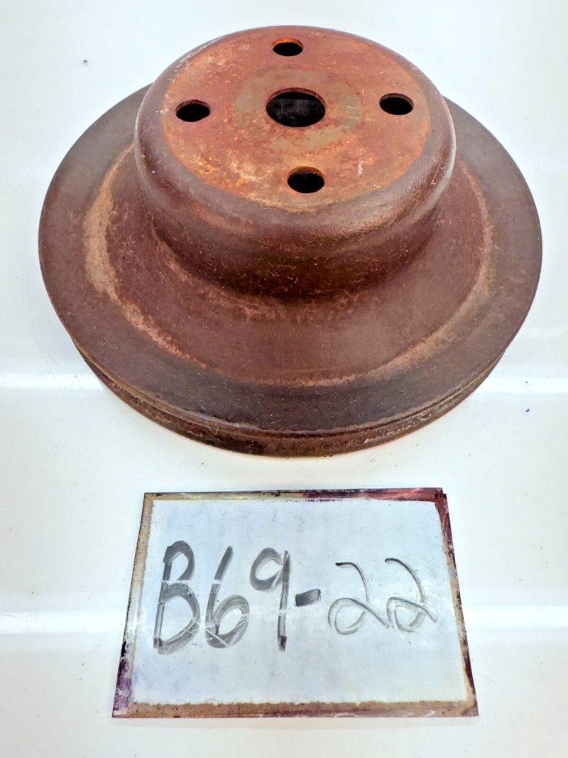 1969 - 1976 Chevy SBC Impala Camaro Chevelle Water Pump Pulley 3995631AO B69-22