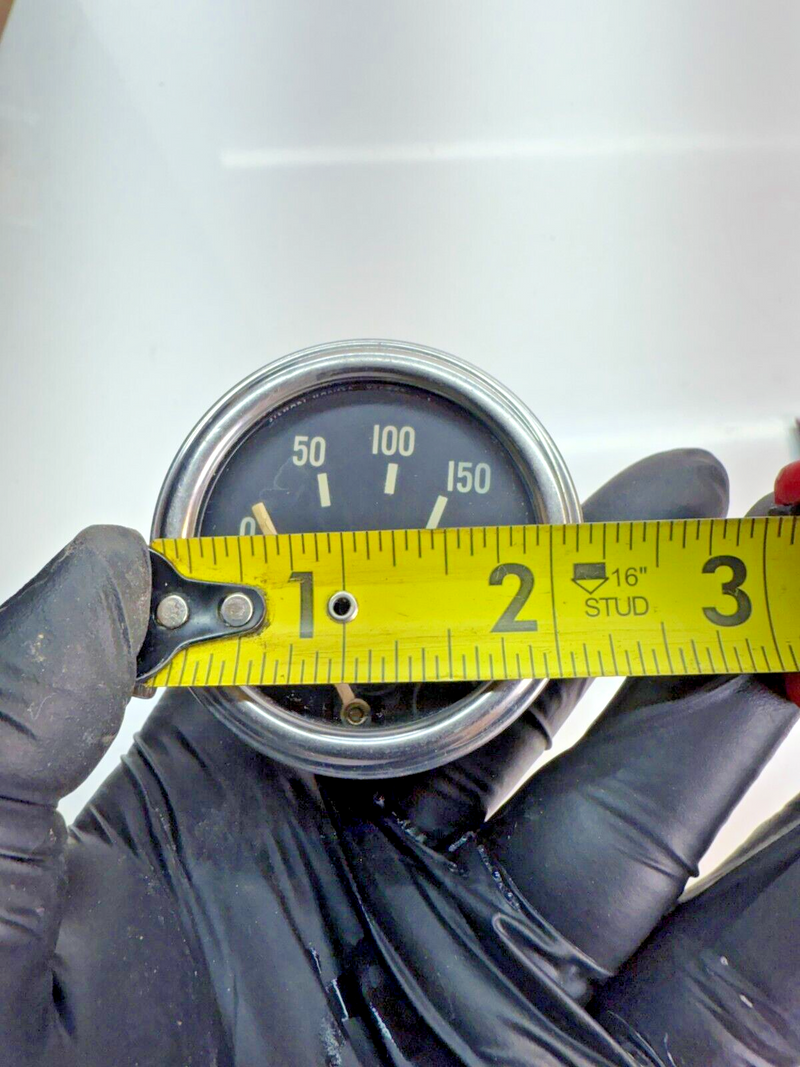 VINTAGE OEM STEWART WARNER AIR PRESSURE GAUGE 0 - 200 LB PSI 817626 B8-9