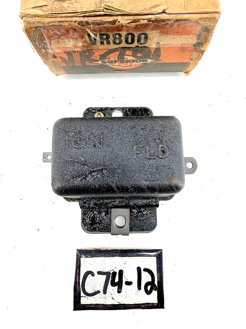 NOS 1960 - 1969 Chrysler Dodge Studebaker Delco Voltage Regulator VR101 C74-12