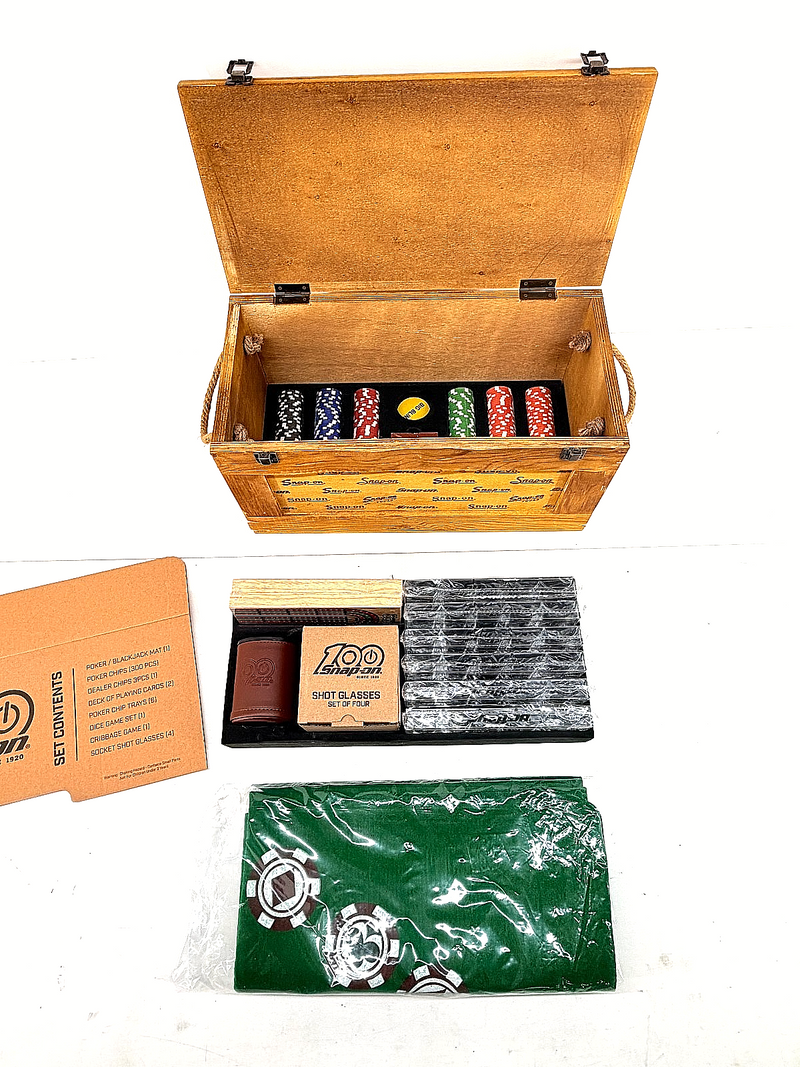 Snap-On Tools 100th Anniversary Poker Kit Chest Set - SSX20P136 O-501