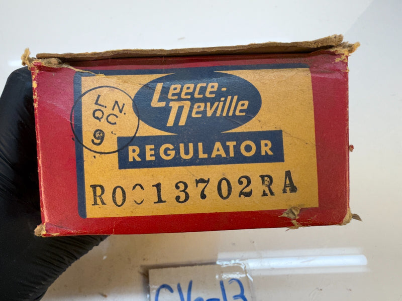 NOS LEECE NEVILLE VOLTAGE REGULATOR R0013702RA 14 VOLT C16-13