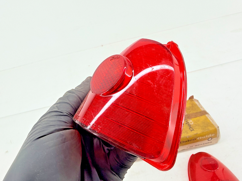 NOS 1953 Chevrolet Bel Air 210 150 Tail Light Lens Pair R1-53 5943403 C71-7