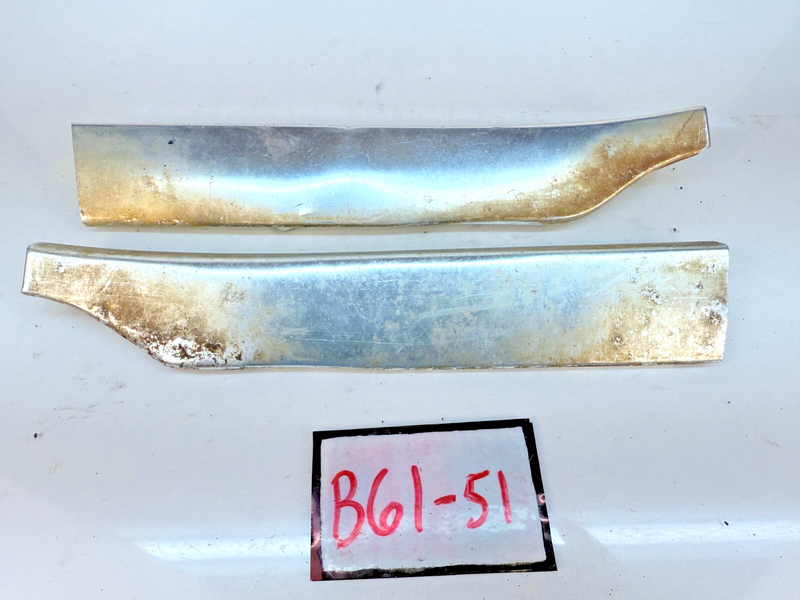 OEM 1960 Chevy Impala Pair Lower Grille Trim Filler Splash Shield Molding B61-51
