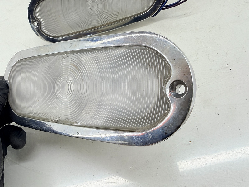 NOS 1954 Chevy Belair 210 150 PAIR Parking Light Lamp Assembly GUIDE FI-54 C73-3