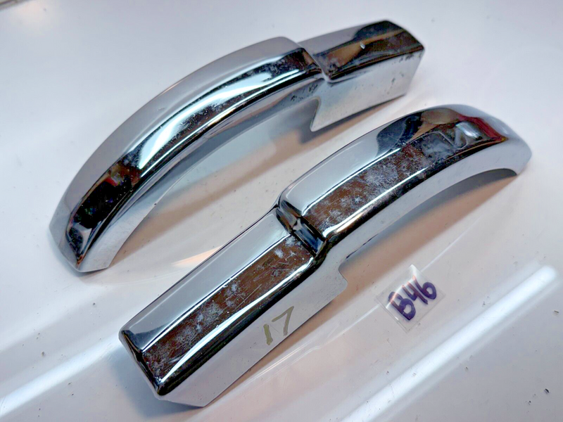 OEM 1952-53 Mercury PAIR Front Lower BUMPER GUARDS BC-17997-A B46-17