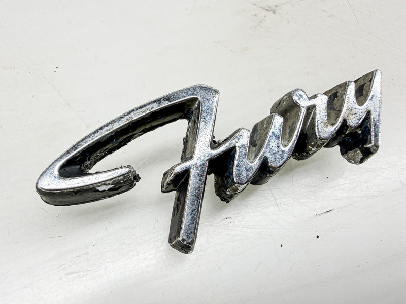OEM 1967 1968 PLYMOUTH FURY FENDER EMBLEM MOPAR 2902157 E10-104