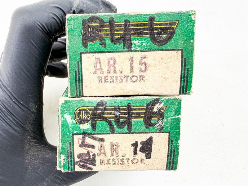 (2) NOS 1956 - 1962 FORD CHEVY IGNITION BALLAST RESISTOR FILKO AR.15 C77-73