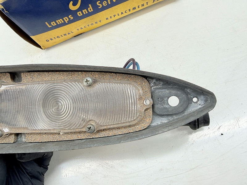 NOS 1959 Chevrolet Belair Biscayne Impala RH Parking Lamp Assembly Light C73-2