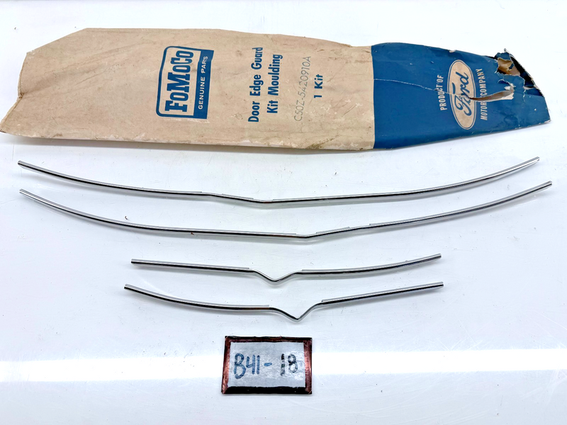 NOS 1965 Ford Fairlane DOOR EDGE GUARDS KIT 4DR C50Z-5420910-A B41-18